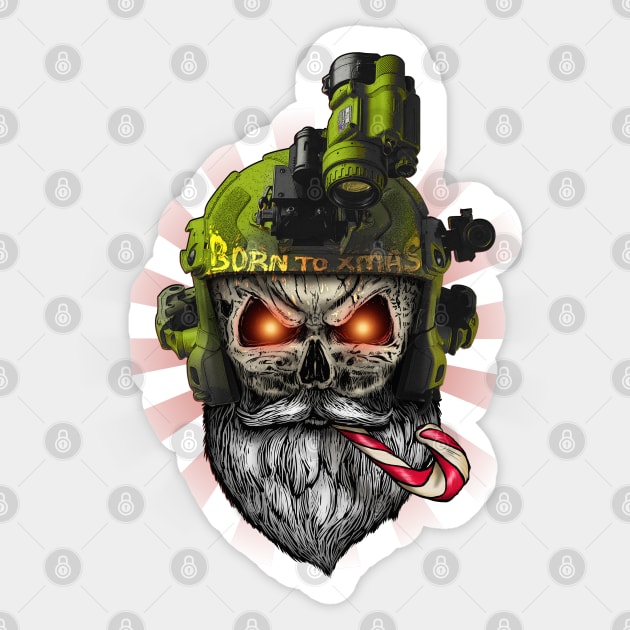 TACTICOOL SANTA CLAUS Sticker by Cataraga